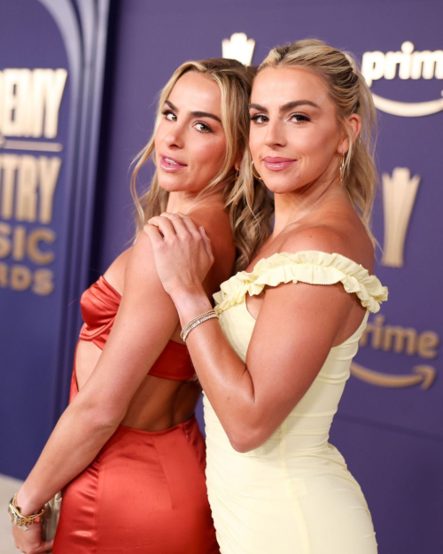 Haley and Hanna Cavinder at 59th Academy of Country Music Awards 6