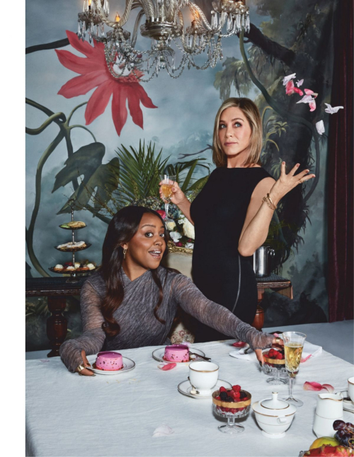 Jennifer Aniston and Quinta Brunson in Variety Magazine Actors on Actors Issue 3