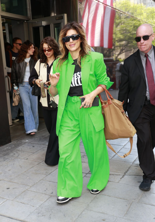 Jennifer Esposito, Odessa A‚ÄôZion, and Emily Bader Leave Good Day New York in New York