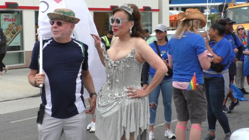 Jennifer Tilly Joins Pride Parade in Hollywood