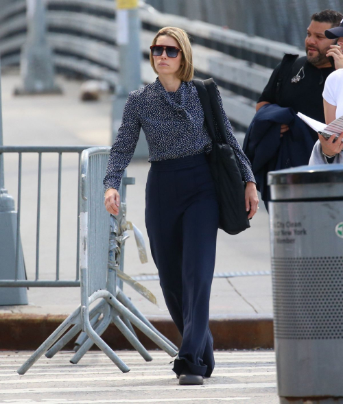 Jessica Biel on Set of The Better Sister in Long Island New York 3