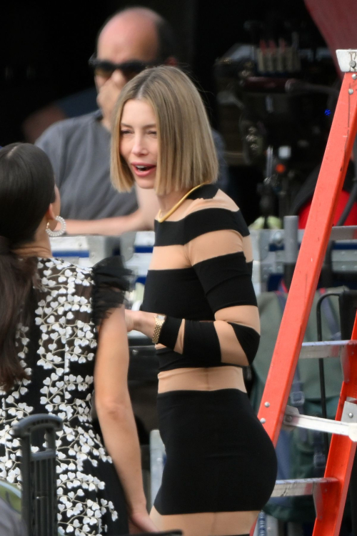 Jessica Biel on the Set of The Better Sister in Long Island, New York - June 2024 5