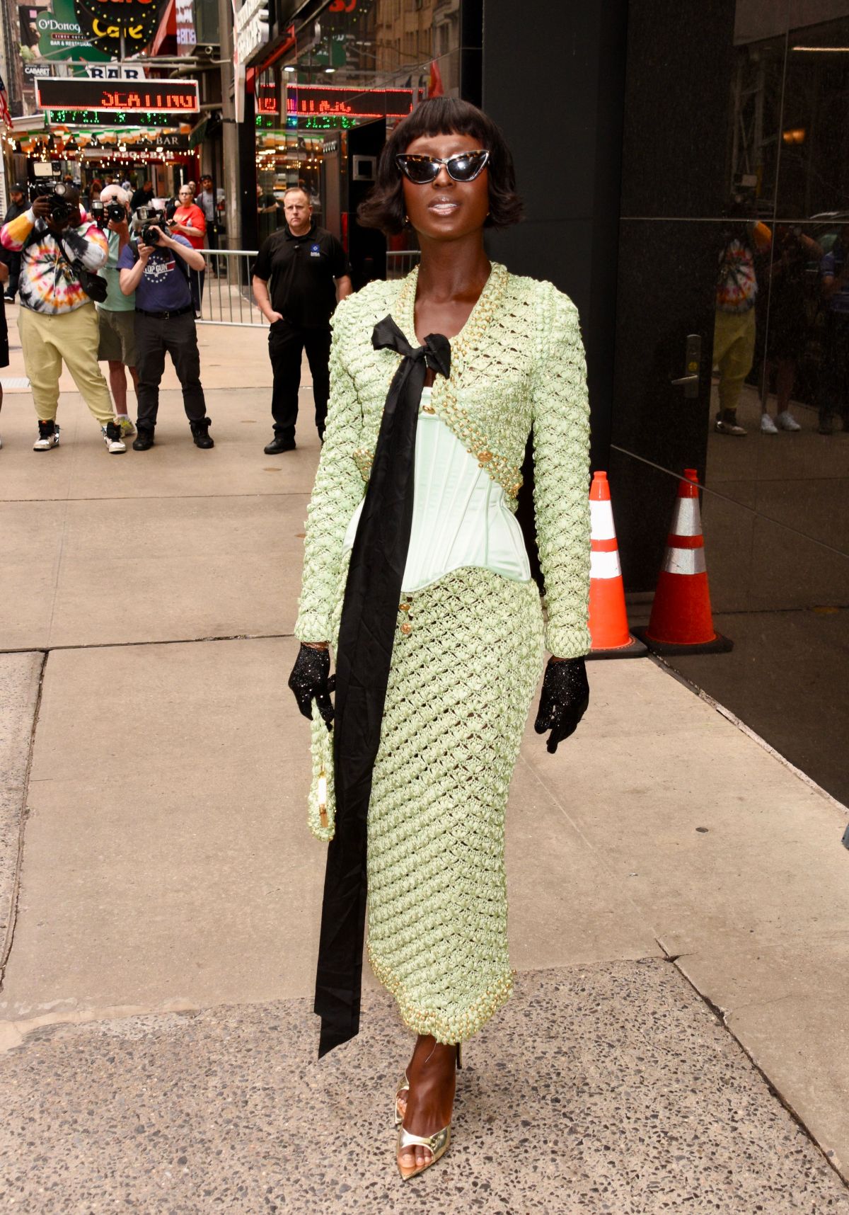 Jodie Turner-Smith Arrives at Good Morning America in New York