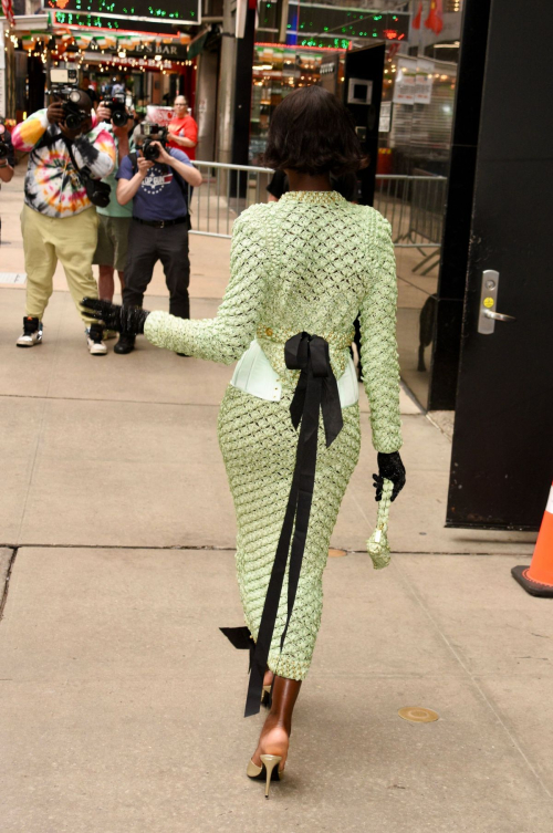 Jodie Turner-Smith Arrives at Good Morning America in New York 2