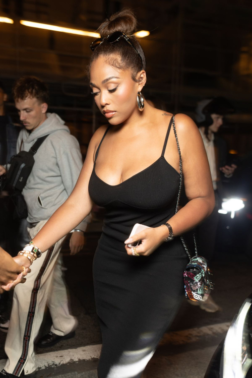 Jordyn Woods at Larc Club in Paris