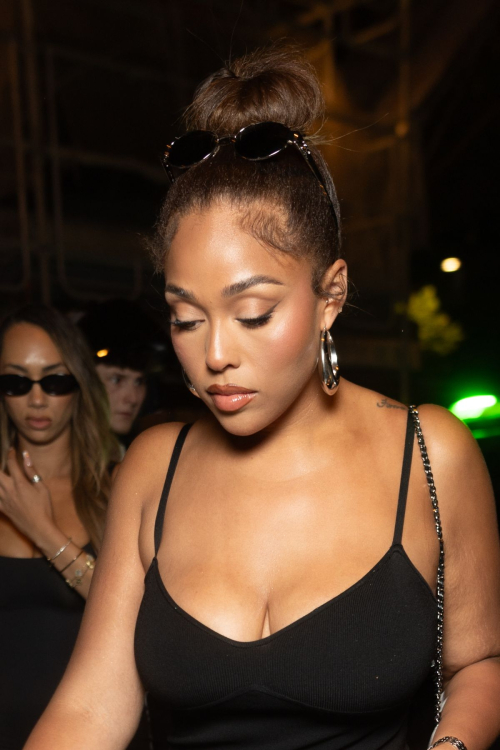 Jordyn Woods at Larc Club in Paris 2