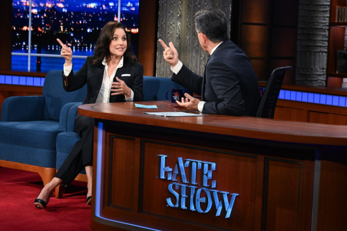 Julia Louis-Dreyfus at Late Show with Stephen Colbert