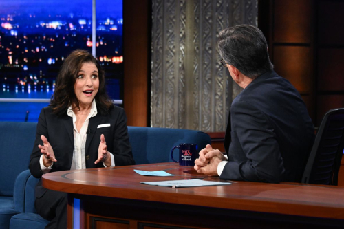 Julia Louis-Dreyfus at Late Show with Stephen Colbert 1