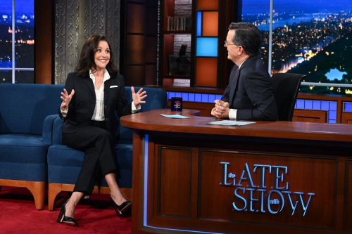 Julia Louis-Dreyfus at Late Show with Stephen Colbert 2