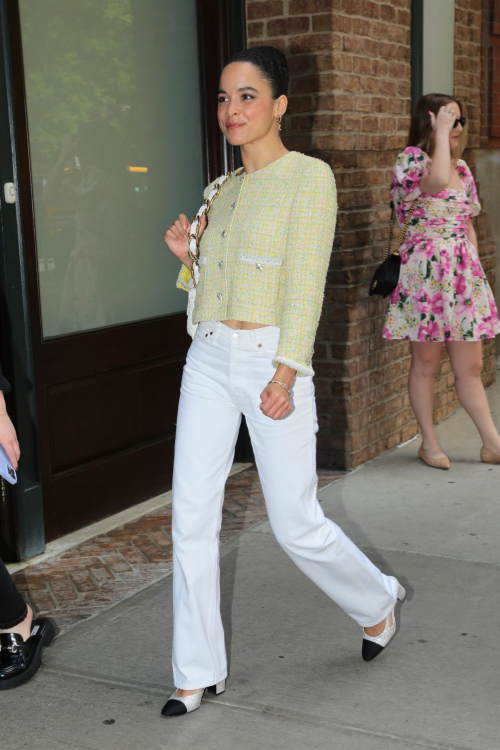 Juliana Canfield Arrives at Chanel Tribeca Festival Women