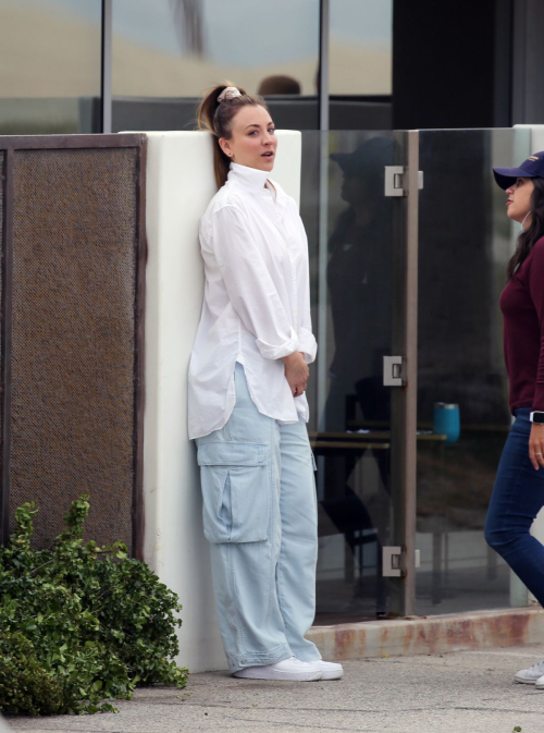 Kaley Cuoco on Set of Based on a True Story Los Angeles 4