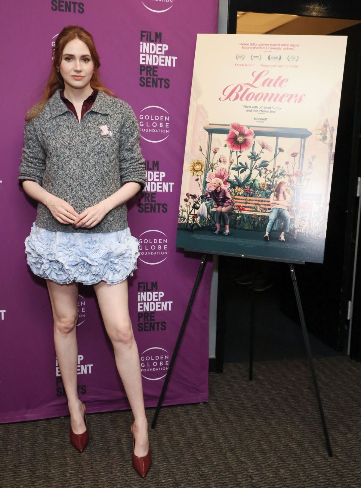 Karen Gillan at Film Independent Presents Los Angeles Premiere of Late Bloomers