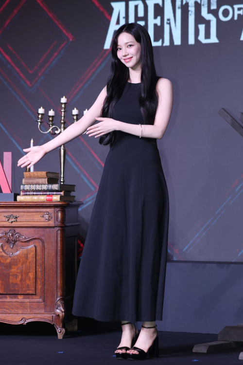 Karina at Agents of Mystery Press Conference Seoul 8