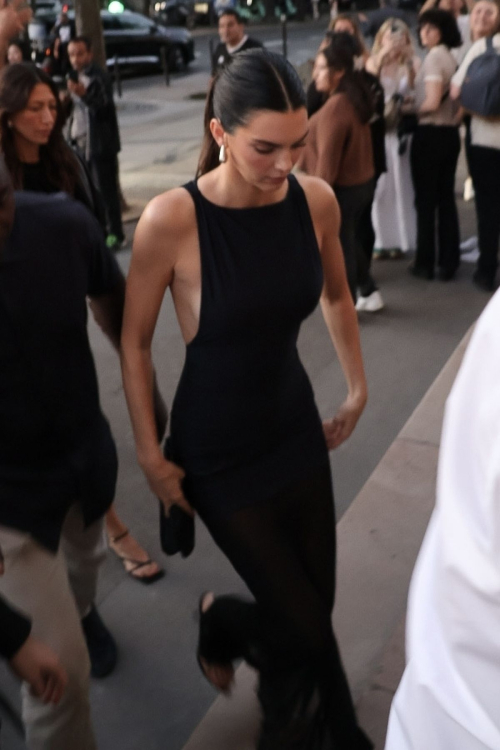 Kendall Jenner at Fashion Week Event in Paris 1