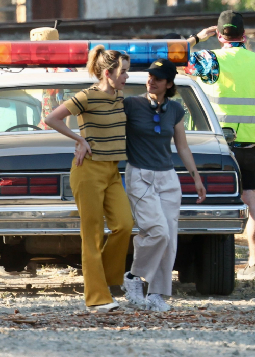 Kiernan Shipka on the Set of Stone Cold Fox in Piru 1