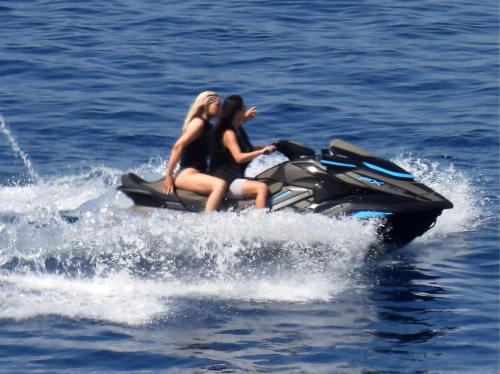 Kim Kardashian Jet Ski Ride Greek Islands 4