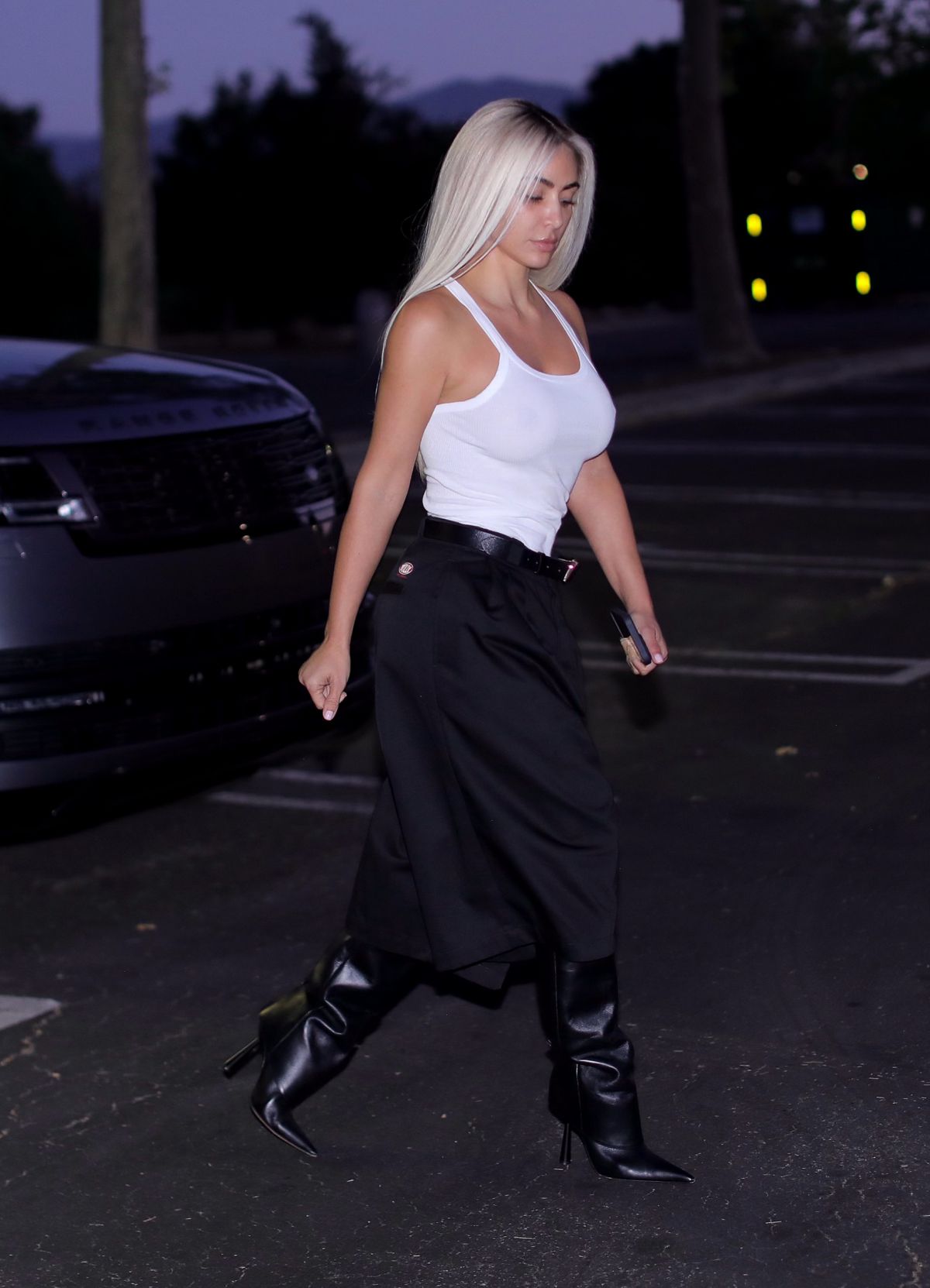 Kim Kardashian Late Meeting Los Angeles