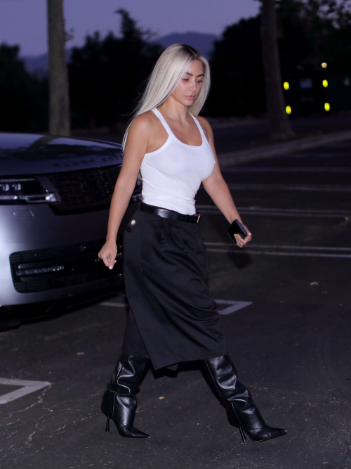 Kim Kardashian Late Meeting Los Angeles 2