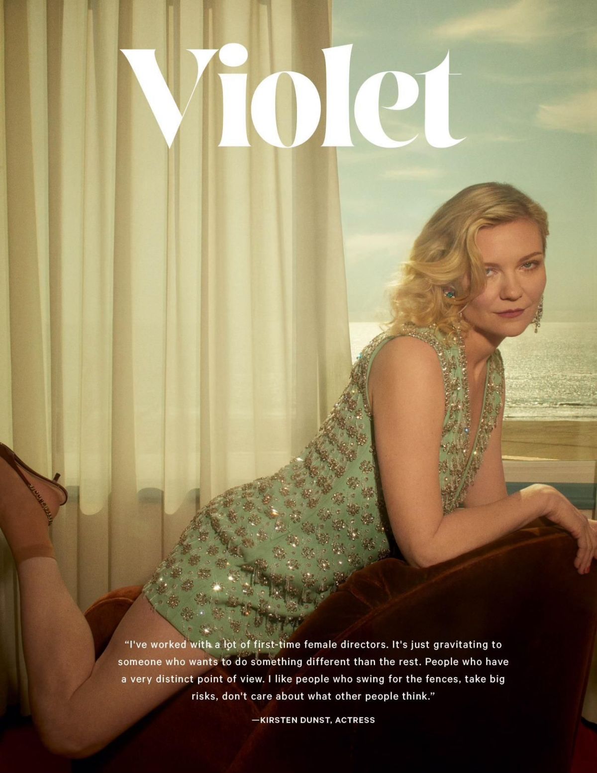 Kirsten Dunst for Violet Magazine 2024 Issue 21