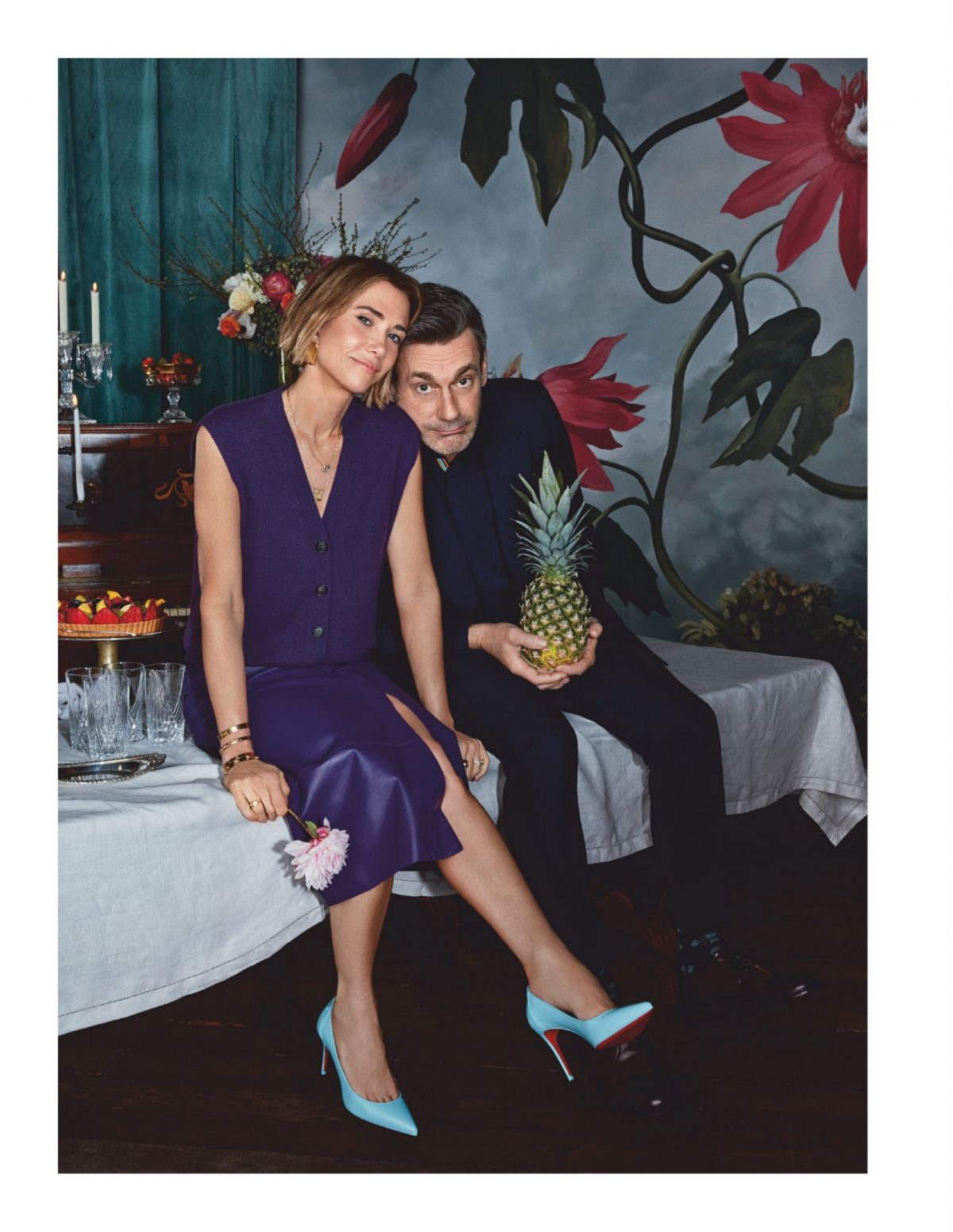 Kristen Wiig and Jon Hamm in Variety Magazine Actors on Actors Issue