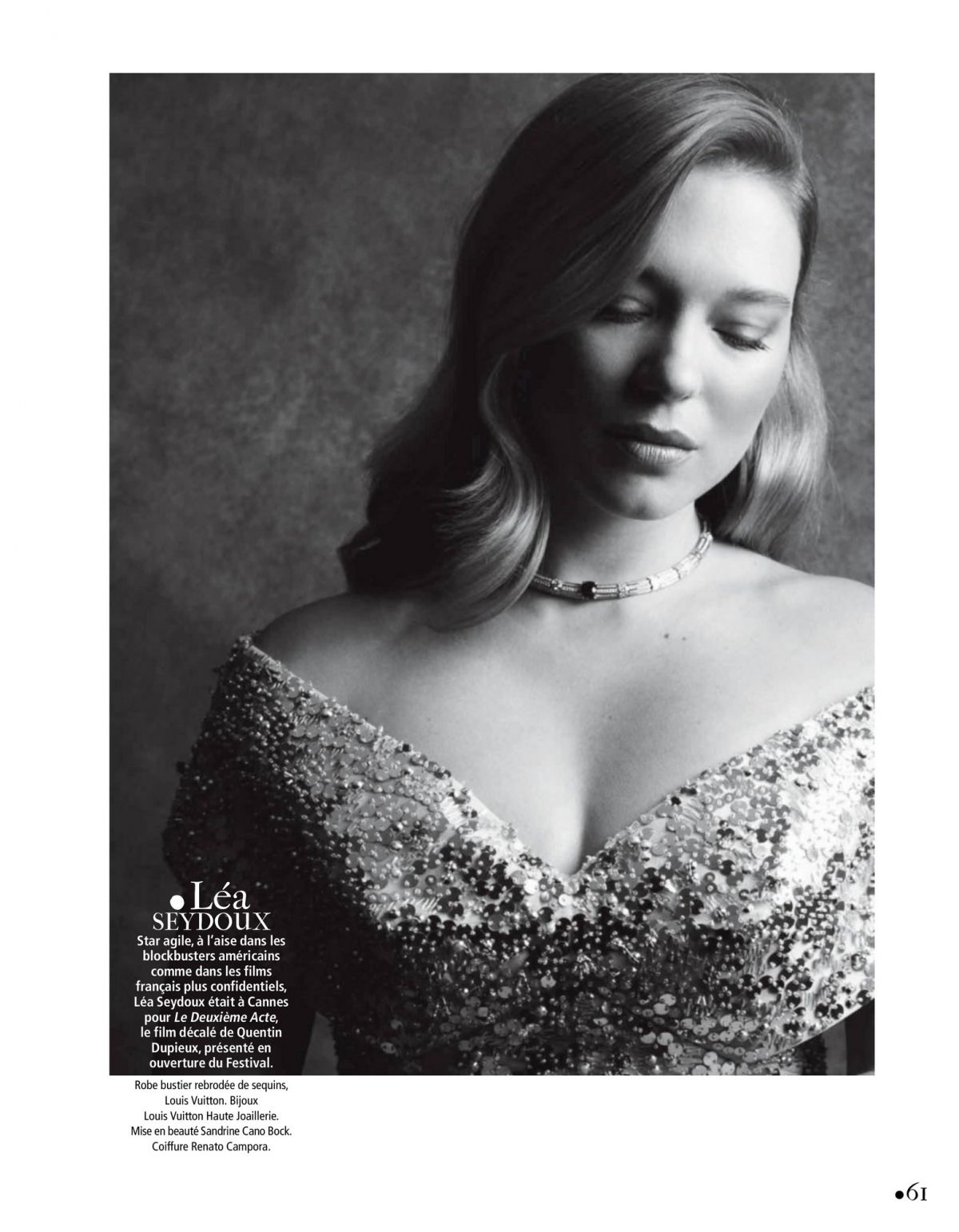 Lea Seydoux in Madame Figaro June 2024