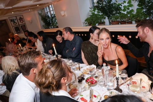 Leonie Hanne at REVOLVE Group and Alexandre Vauthier Celebrate New Partnership With an Intimate Dinner in Paris 6