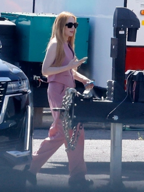 Lindsay Lohan on Set of Freaky Friday 2 in Los Angeles 3