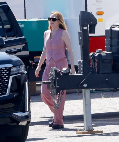 Lindsay Lohan on Set of Freaky Friday 2 in Los Angeles 6