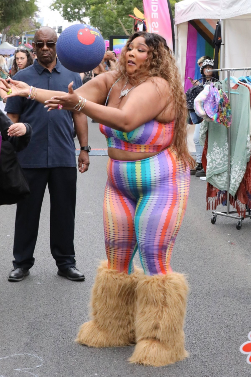 Lizzo Out at West Hollywood Pride Parade 1