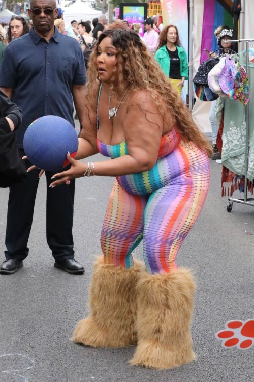 Lizzo Out at West Hollywood Pride Parade 4