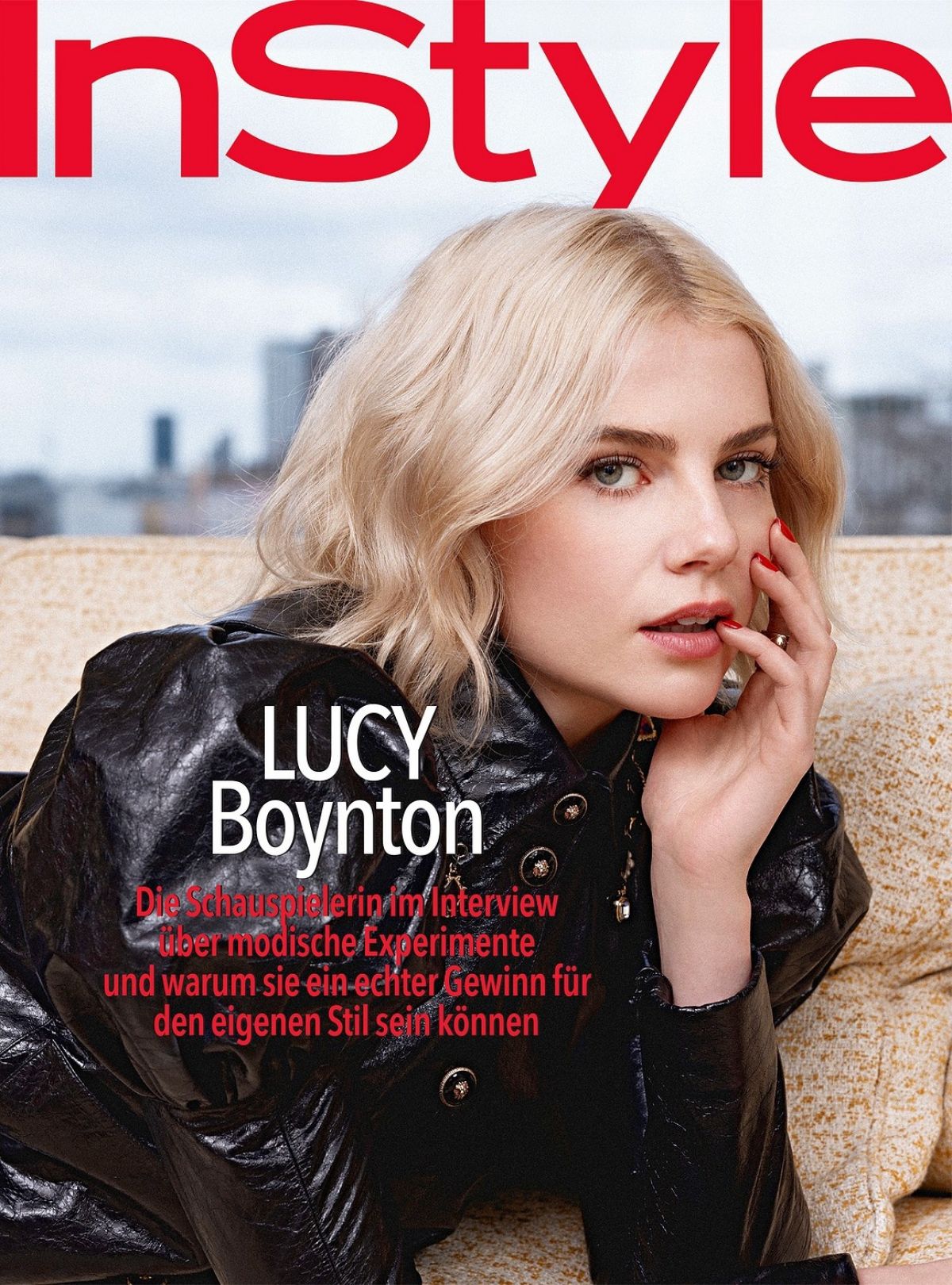 Lucy Boynton for InStyle Germany July