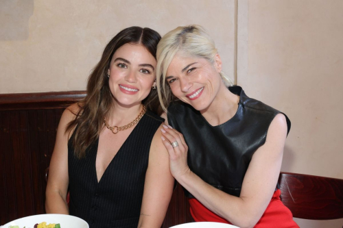 Lucy Hale and Selma Blair at Tribeca Festival Jury Welcome Lunch New York 1