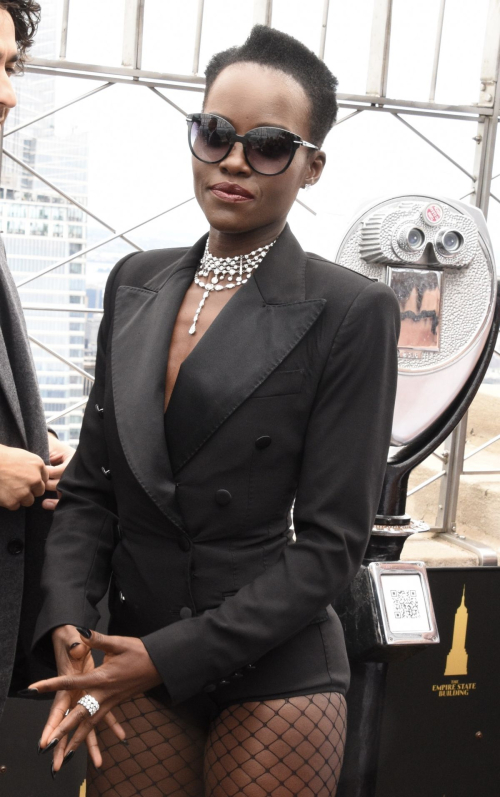 Lupita Nyongío Celebrates Release of A Quiet Place: Day One at Empire State Building in New York 6