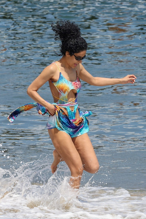 Massiel Taveras Swimsuit at Malibu Beach 3