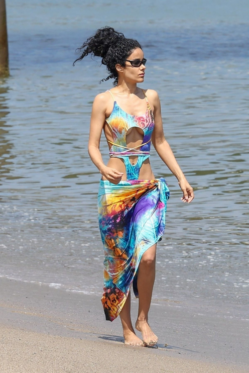 Massiel Taveras Swimsuit at Malibu Beach 8