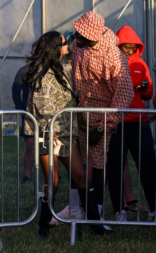 Maya Jama and Stormzy at Glastonbury Festival 1