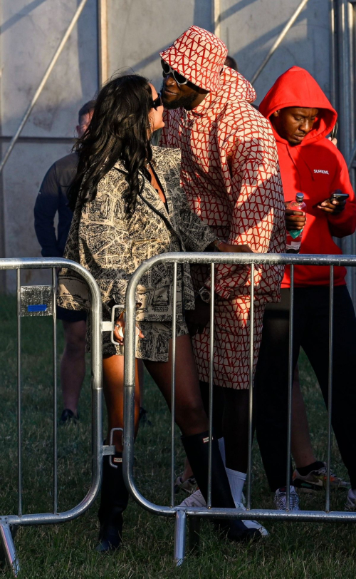 Maya Jama and Stormzy at Glastonbury Festival 5