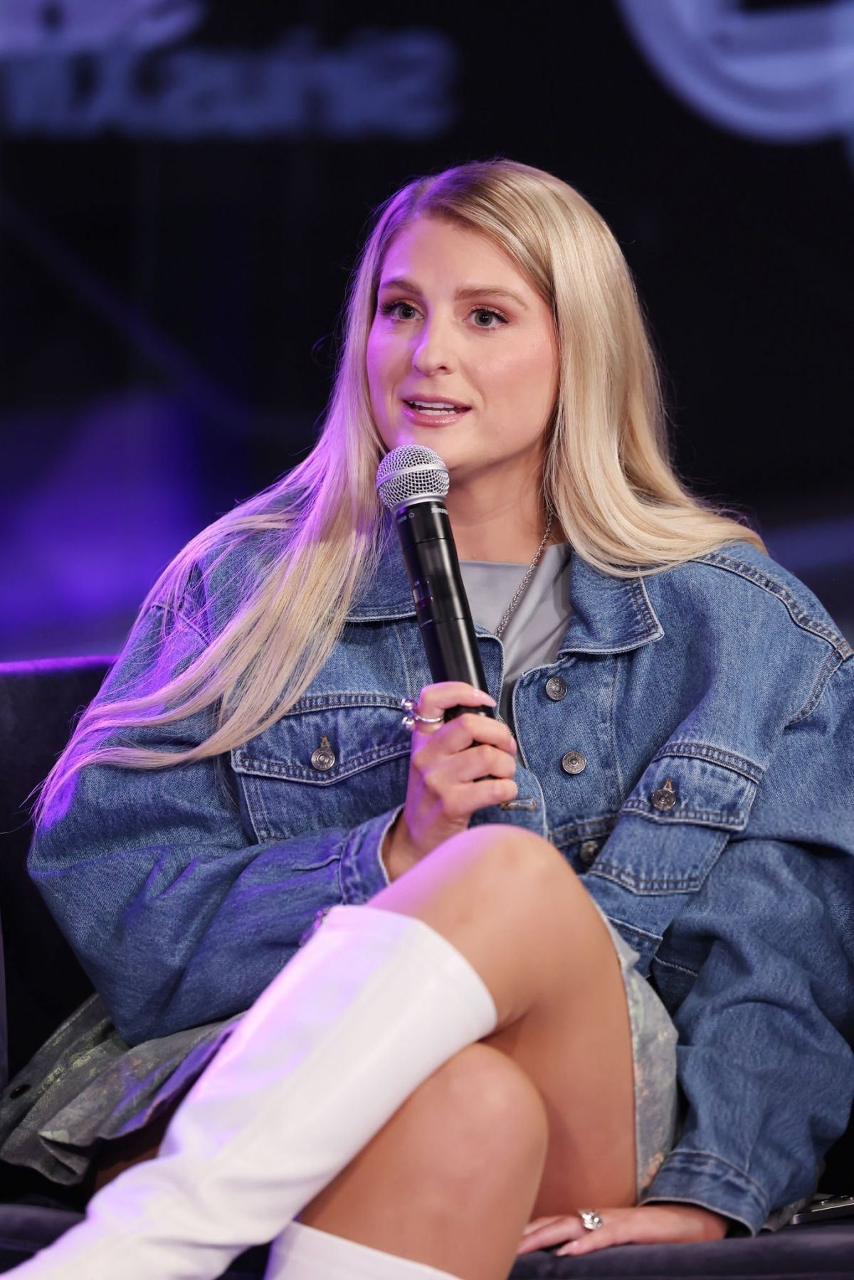 Meghan Trainor at SiriusXM Studio in Los Angeles