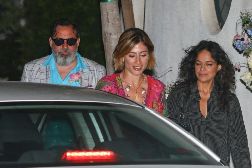 Michelle Rodriguez Leaves Wedding Party Beverly Hills 4