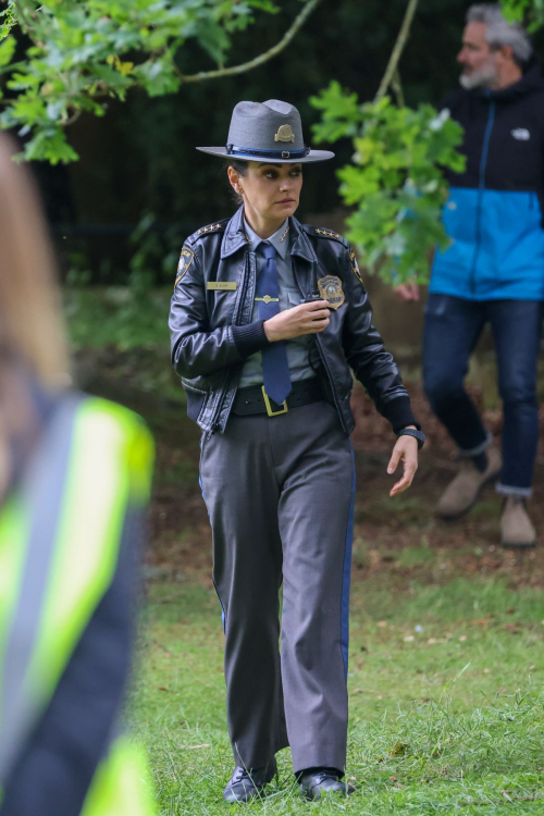 Mila Kunis at Filming Knives Out Movie Epping 4