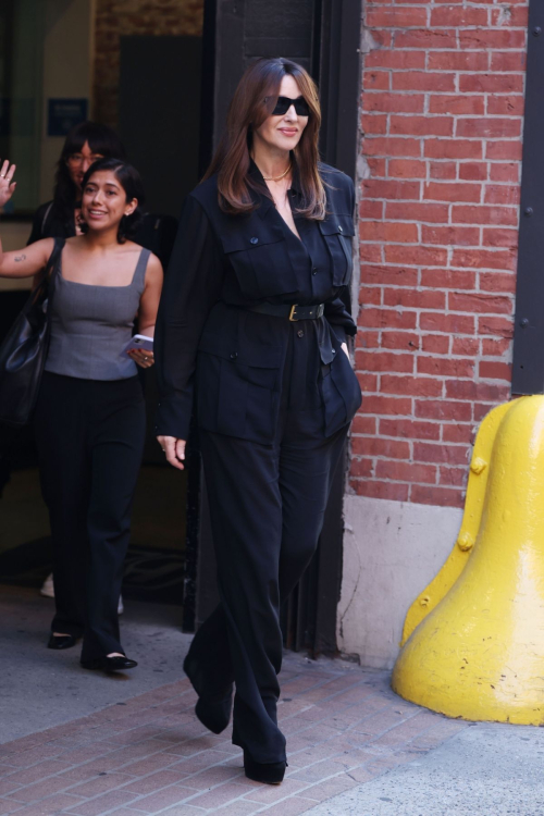 Monica Bellucci Leaves Beetlejuice Press Junket New York