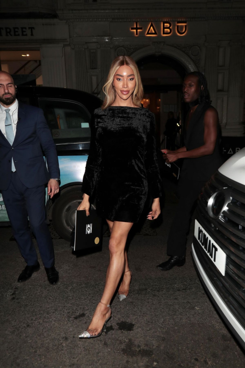 Munroe Bergdorf Leaving Gaia in London 2