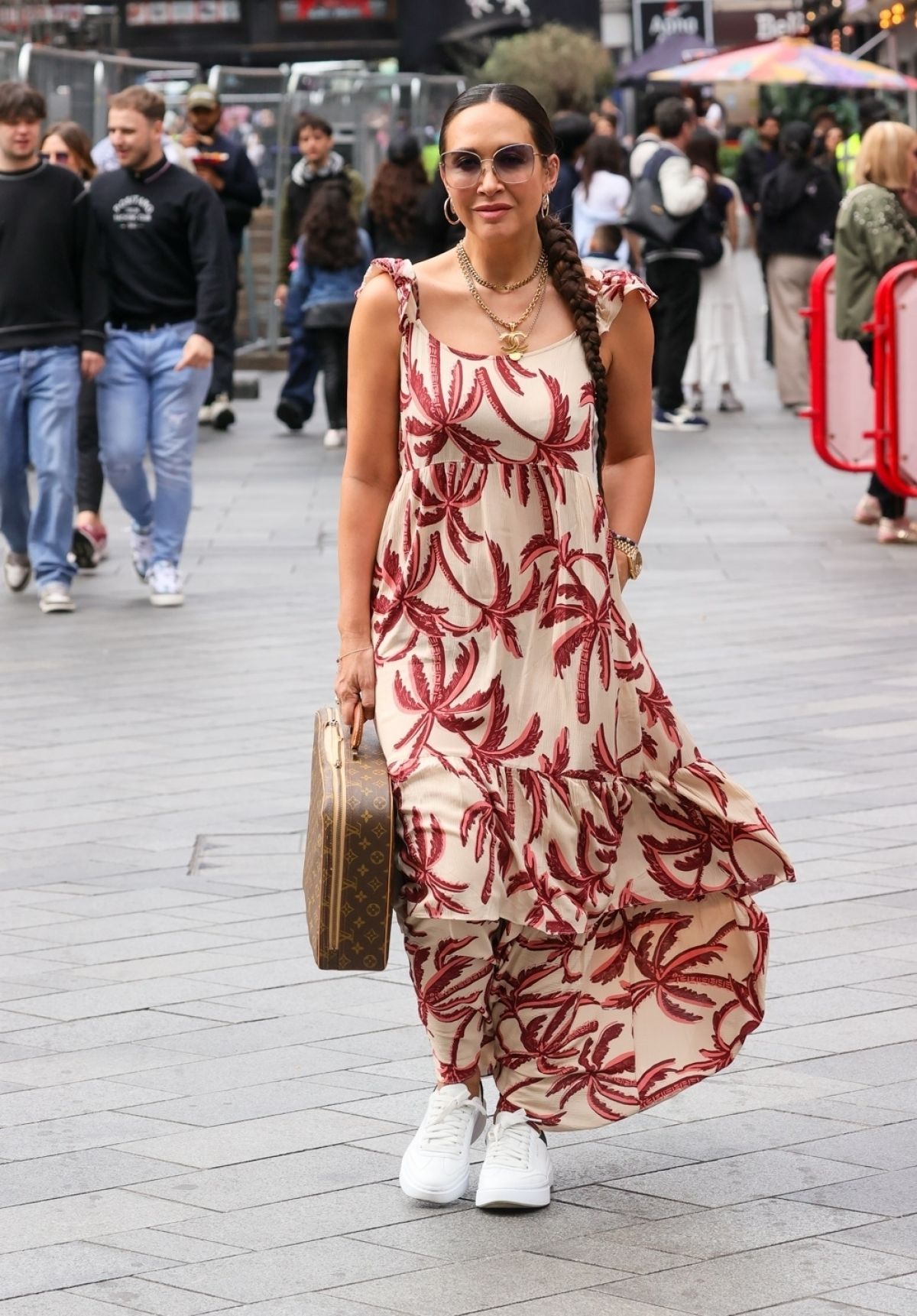 Myleene Klass Arrives at Smooth Radio in London