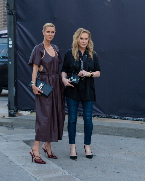 Nicky and Kathy Hilton Arrives at Hermes Show in New York