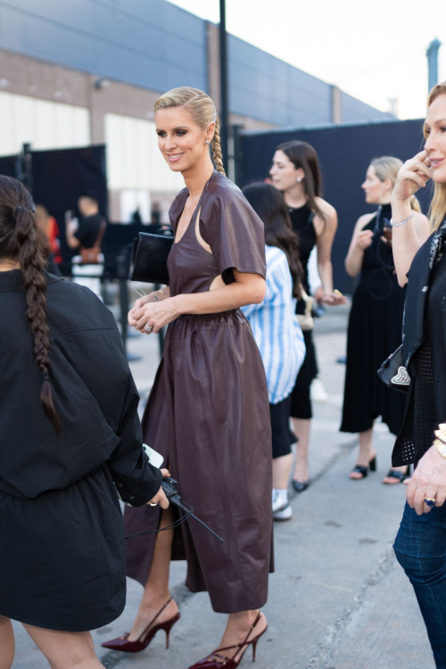 Nicky and Kathy Hilton Arrives at Hermes Show in New York 1