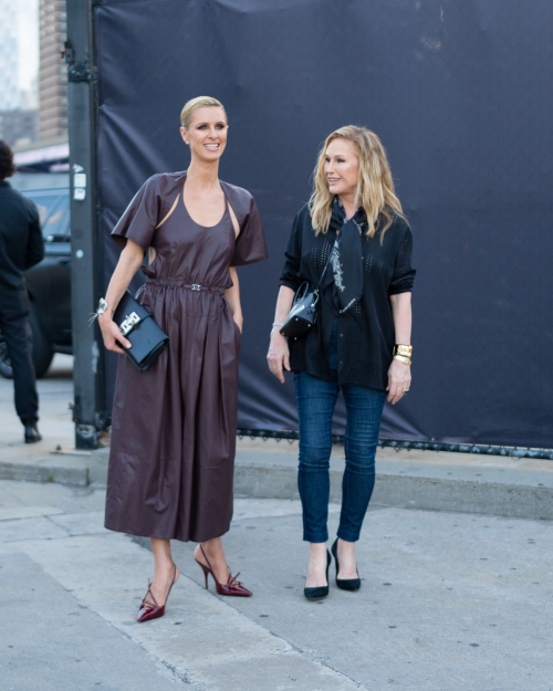 Nicky and Kathy Hilton Arrives at Hermes Show in New York 4