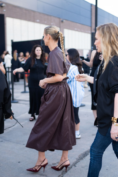 Nicky and Kathy Hilton Arrives at Hermes Show in New York 5