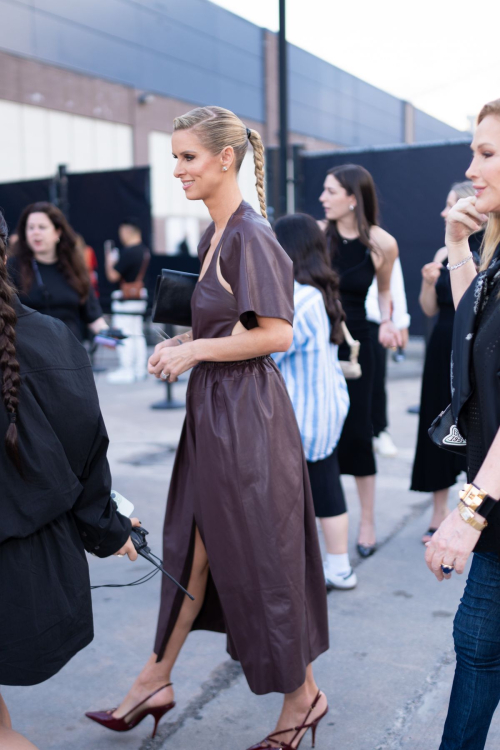 Nicky and Kathy Hilton Arrives at Hermes Show in New York 6