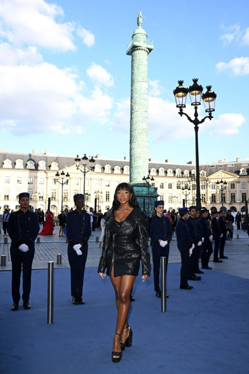 Normani Arrives at Vogue World Paris 6