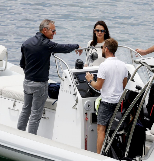 Olga Fonda Boarding a Boat in Ibiza 1